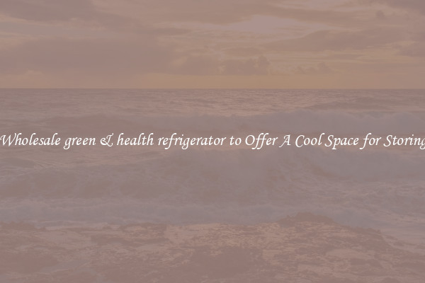 Wholesale green & health refrigerator to Offer A Cool Space for Storing