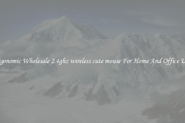 Ergonomic Wholesale 2.4ghz wireless cute mouse For Home And Office Use.