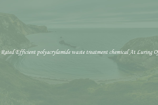 Top Rated Efficient polyacrylamide waste treatment chemical At Luring Offers